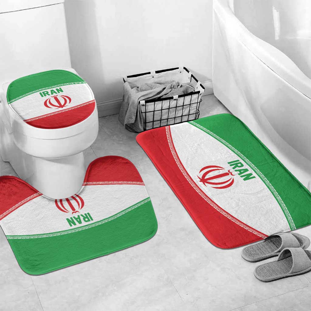 Iran Flag Bathroom Set Persian Pride National Colors