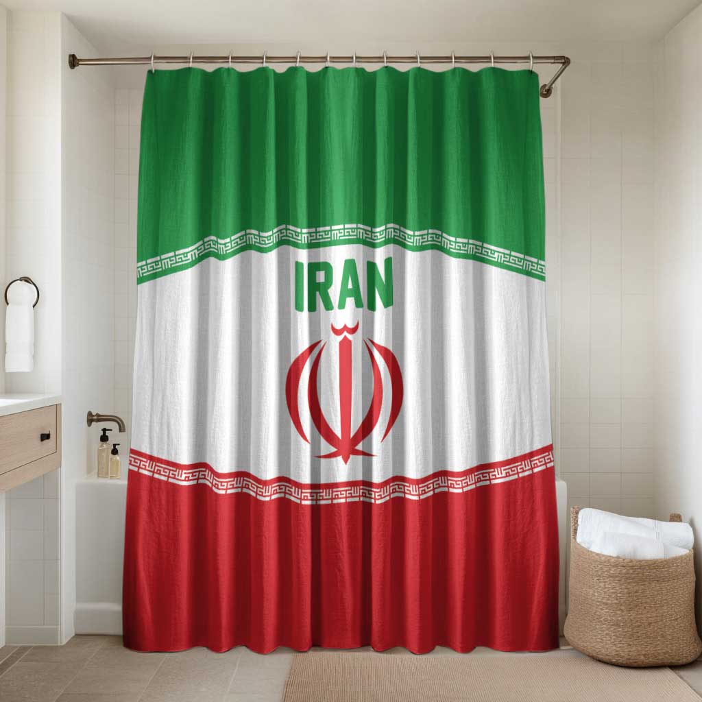 Iran Flag Bathroom Set Persian Pride National Colors