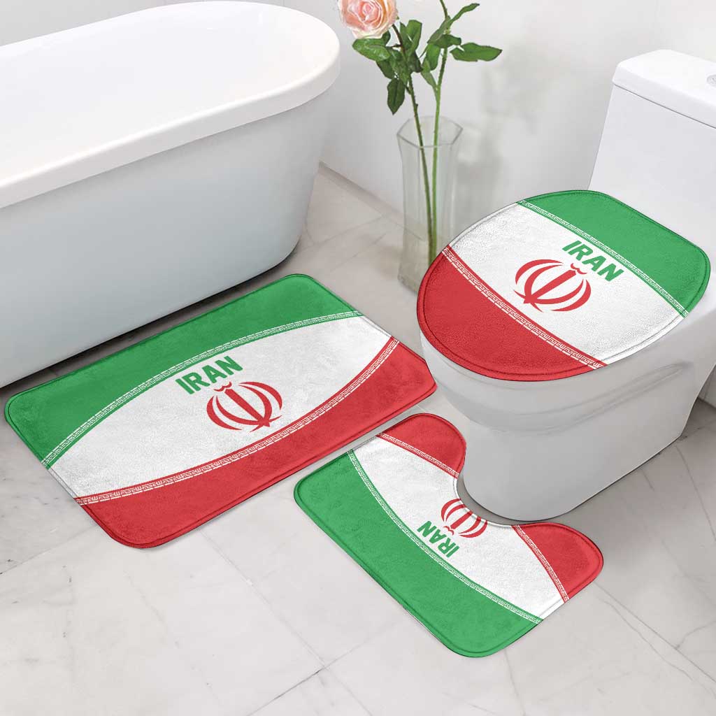 Iran Flag Bathroom Set Persian Pride National Colors