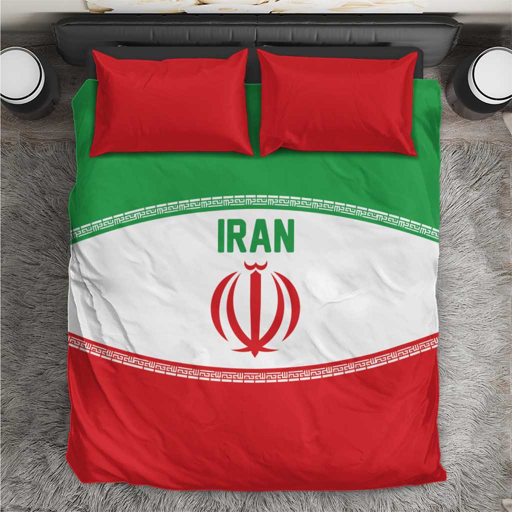 Iran Flag Bedding Set Persian Pride National Colors