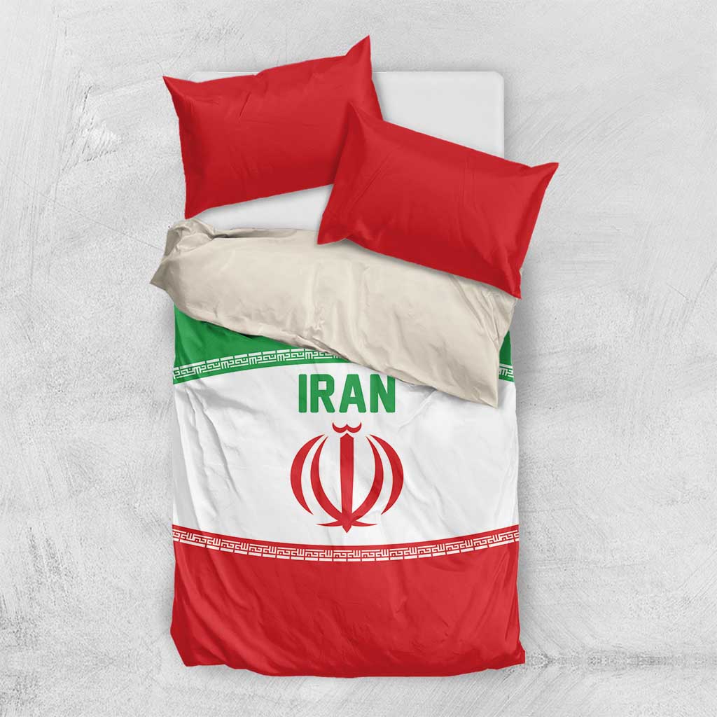 Iran Flag Bedding Set Persian Pride National Colors