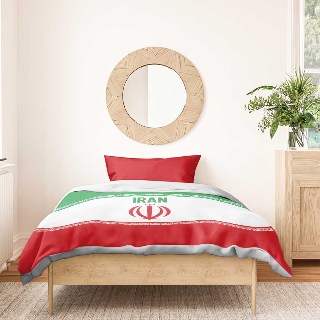 Iran Flag Bedding Set Persian Pride National Colors