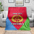 Personalized Eritrea Emblem Blanket With Flag Color