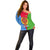 Personalized Eritrea Emblem Off Shoulder Sweater With Flag Color - Wonder Print Shop