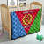 Personalized Eritrea Emblem Quilt With Flag Color