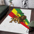 Ethiopia Area Rug Lion Of Judah Emblem With Cross - Wonder Print Shop