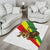 Ethiopia Area Rug Lion Of Judah Emblem With Cross - Wonder Print Shop