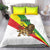 Ethiopia Bedding Set Lion Of Judah Emblem With Cross