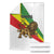 Ethiopia Blanket Lion Of Judah Emblem With Cross