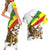 Ethiopia Couples Matching Short Sleeve Bodycon Dress and Hawaiian Shirt Lion Of Judah Emblem With Cross