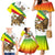 Ethiopia Family Matching Mermaid Dress and Hawaiian Shirt Lion Of Judah Emblem With Cross