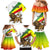 Ethiopia Family Matching Mermaid Dress and Hawaiian Shirt Lion Of Judah Emblem With Cross