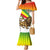 Ethiopia Family Matching Mermaid Dress and Hawaiian Shirt Lion Of Judah Emblem With Cross