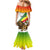 Ethiopia Family Matching Mermaid Dress and Hawaiian Shirt Lion Of Judah Emblem With Cross