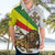 Ethiopia Hawaiian Shirt Lion Of Judah Emblem With Cross