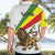 Ethiopia Hawaiian Shirt Lion Of Judah Emblem With Cross