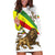 Ethiopia Hoodie Dress Lion Of Judah Emblem With Cross