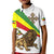 Ethiopia Kid Polo Shirt Lion Of Judah Emblem With Cross - Wonder Print Shop