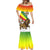 Ethiopia Mermaid Dress Lion Of Judah Emblem With Cross