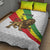 Ethiopia Quilt Bed Set Lion Of Judah Emblem With Cross