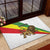 Ethiopia Rubber Doormat Lion Of Judah Emblem With Cross