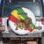 Ethiopia Spare Tire Cover Lion Of Judah Emblem With Cross