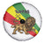 Ethiopia Spare Tire Cover Lion Of Judah Emblem With Cross