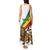 Ethiopia Tank Maxi Dress Lion Of Judah Emblem With Cross