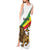 Ethiopia Tank Maxi Dress Lion Of Judah Emblem With Cross