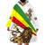 Ethiopia Wearable Blanket Hoodie Lion Of Judah Emblem With Cross