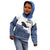 Cape Verde Manatee Kid Hoodie Pattern With Flag Color - Wonder Print Shop