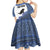 Cape Verde Manatee Kid Short Sleeve Dress Pattern With Flag Color - Wonder Print Shop