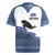 Cape Verde Manatee Rugby Jersey Pattern With Flag Color - Wonder Print Shop