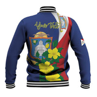 Personalized Sint Maarten Flag Day Baseball Jacket 40th Anniversary Semper Progrediens
