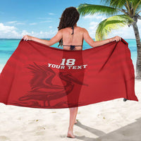 Custom Sint Maarten Football Red Version Sarong Go Champion