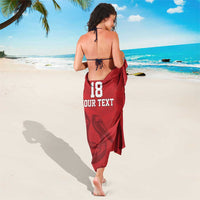 Custom Sint Maarten Football Red Version Sarong Go Champion
