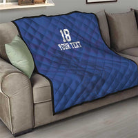 Custom Sint Maarten Football Blue Version Quilt Go Champion