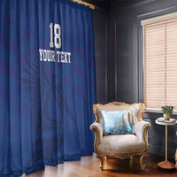Custom Sint Maarten Football Blue Version Window Curtain Go Champion