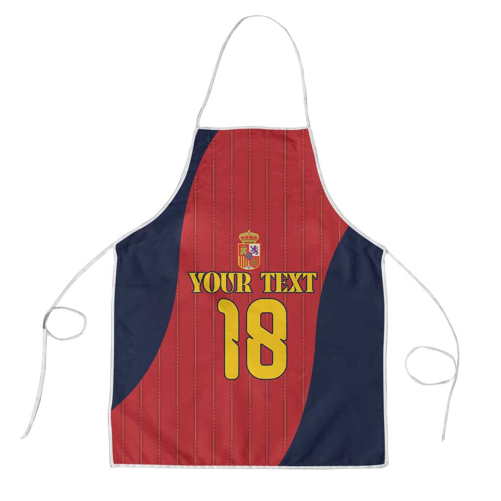 Custom Spain Football Apron La Roja National Pride