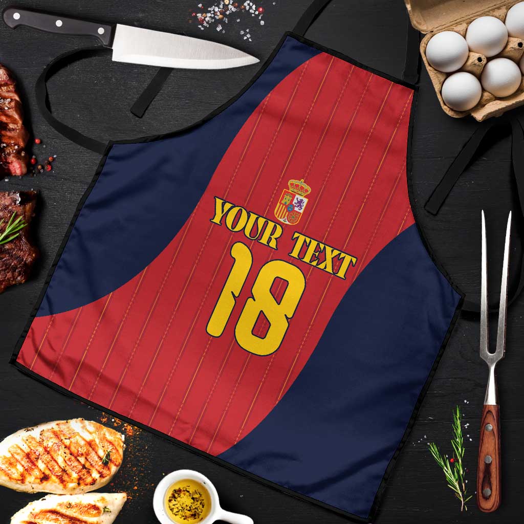 Custom Spain Football Apron La Roja National Pride