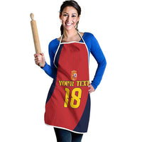 Custom Spain Football Apron La Roja National Pride