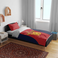 Custom Spain Football Bedding Set La Roja National Pride