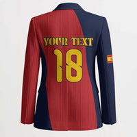 Custom Spain Football Blazer La Roja National Pride