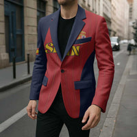 Custom Spain Football Blazer La Roja National Pride