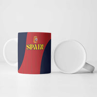 Custom Spain Football Ceramic Mug La Roja National Pride