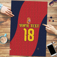 Custom Spain Football Puzzle La Roja National Pride