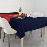 Custom Spain Football Tablecloth La Roja National Pride