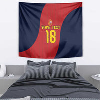 Custom Spain Football Tapestry La Roja National Pride