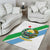 Djibouti Coat Of Arms Area Rug With Flag Style - Wonder Print Shop