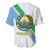 Djibouti Coat Of Arms Baseball Jersey With Flag Style - Wonder Print Shop